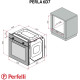 Духова шафа Perfelli PERLA 6D7 NERO