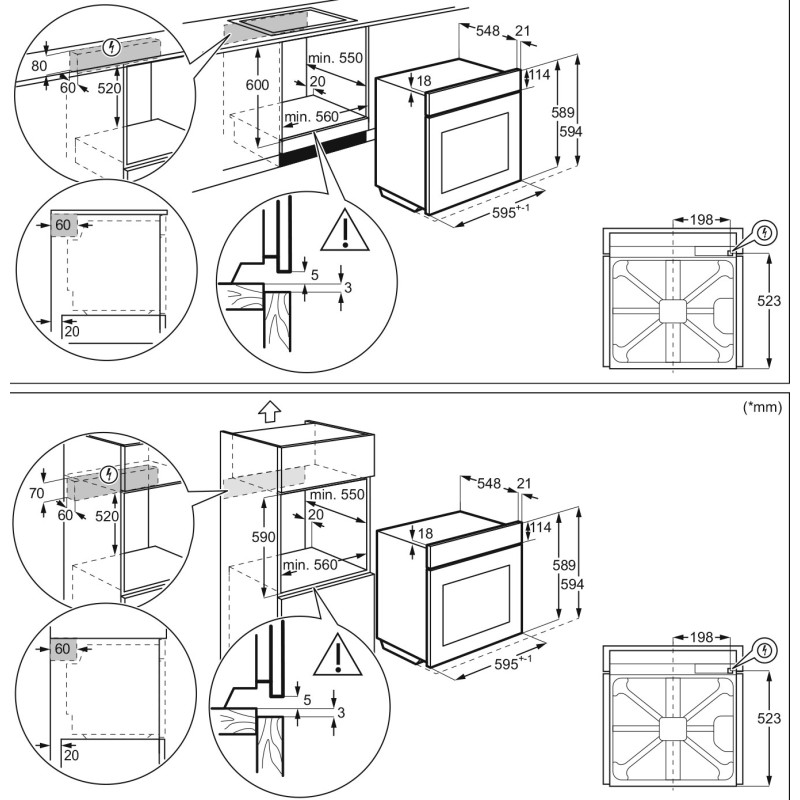 Духова шафа Electrolux EOD4P57H