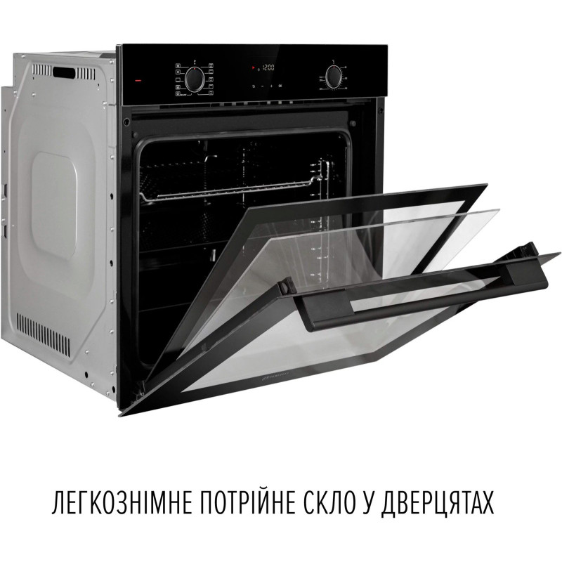 Духовка perfelli perla 6d10i nero