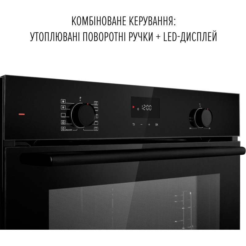 Духовка perfelli perla 6d10i nero