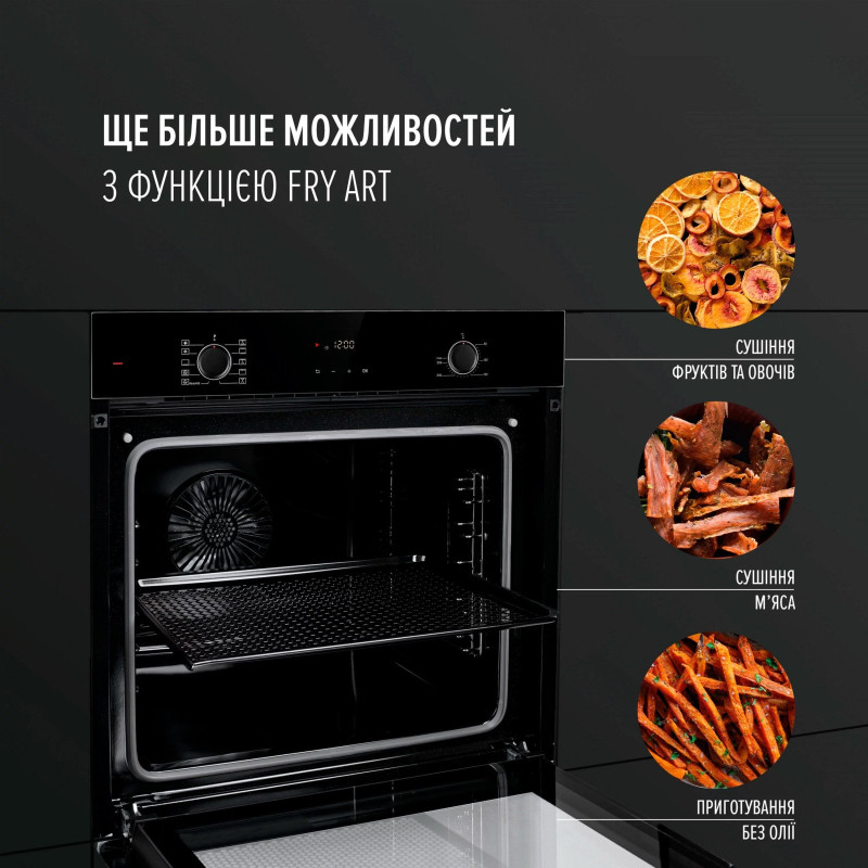 Духовка perfelli perla 6d10i nero