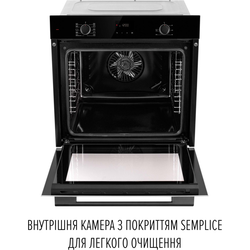 Духовка perfelli perla 6d10i nero