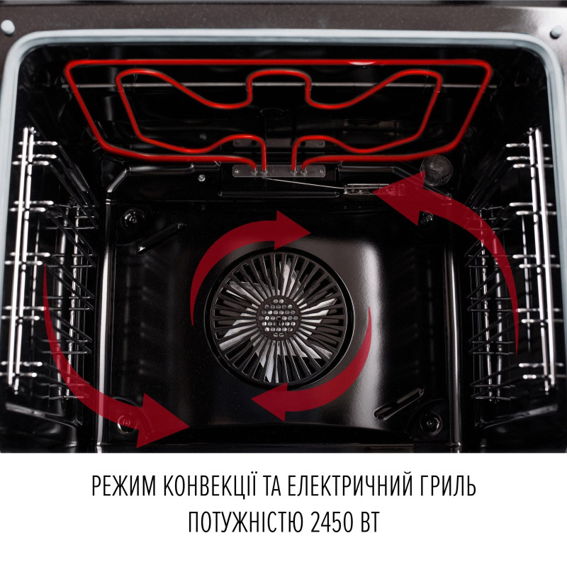 Духовка perfelli perla 6d10i nero