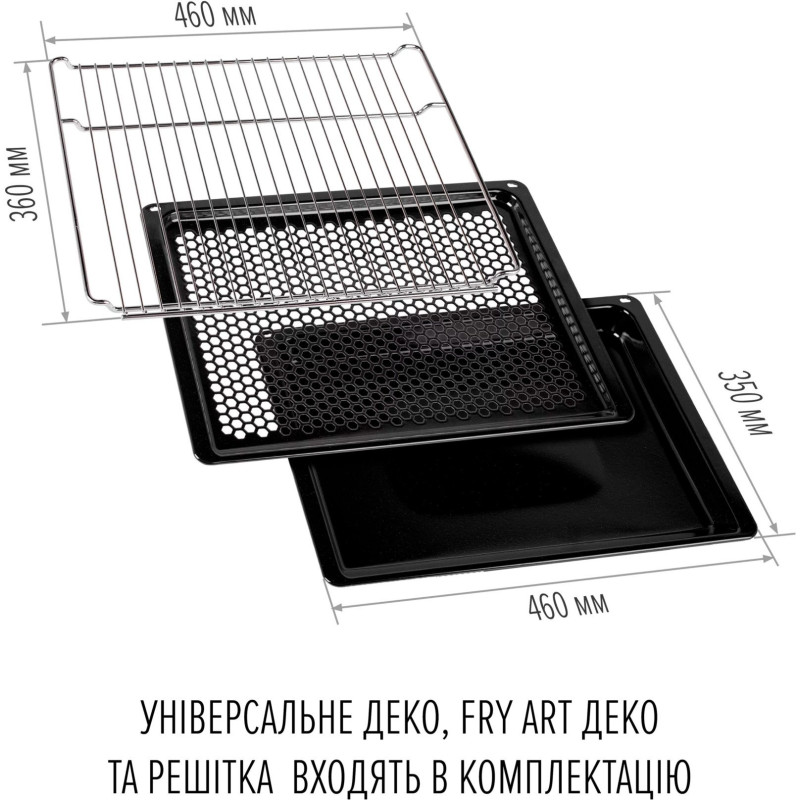 Духовка perfelli perla 6d10i nero