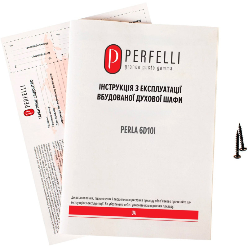 Духовка perfelli perla 6d10i nero