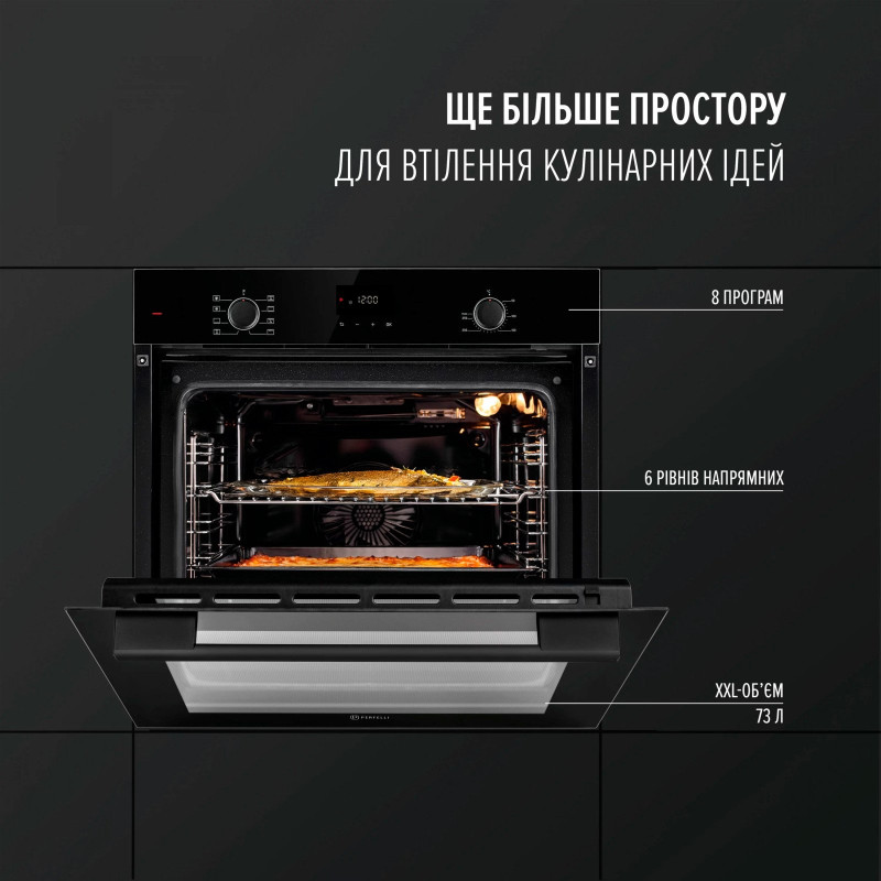 Духова шафа PERFELLI PERLA 6D8I NERO