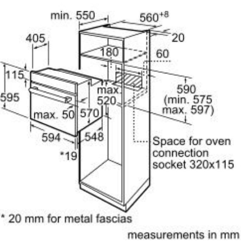 Духова шафа BOSCH HBF512BB1T