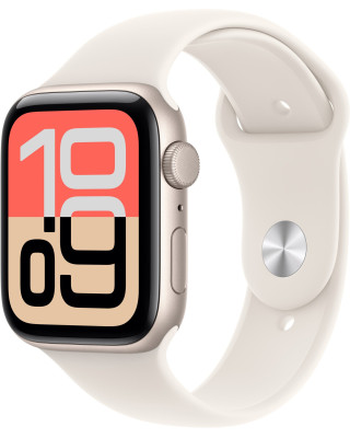 Смарт-годинник Apple Watch SE 3 GPS 40mm Starlight Aluminium Case with Starlight Sport Band - M/L (MEH54RK/A)