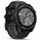 Смарт-годинник Garmin Fenix8 47mm SolarSapphire CarbonGray DLC Titanium w.Black/Pebble Gray S.Band (010-02906-11)