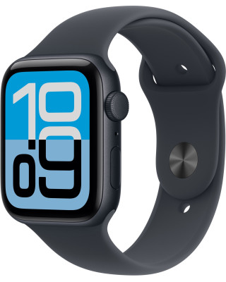 Смарт-годинник Apple Watch SE 3 GPS 44mm Midnight Aluminium Case with Midnight Sport Band - M/L (MEHQ4RK/A)