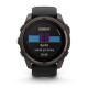 Смарт-годинник Garmin Fenix8 51mm SolarSapphire CarbonGray DLC Titanium w.Black/Pebble Gray S.Band (010-02907-11)