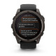 Смарт-годинник Garmin Fenix8 51mm SolarSapphire CarbonGray DLC Titanium w.Black/Pebble Gray S.Band (010-02907-11)