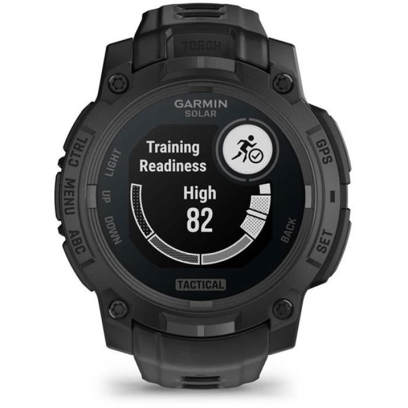 Смарт-годинник Garmin Instinct 3 45mm Solar Tactical Edition Black with Black Band (010-02934-50)