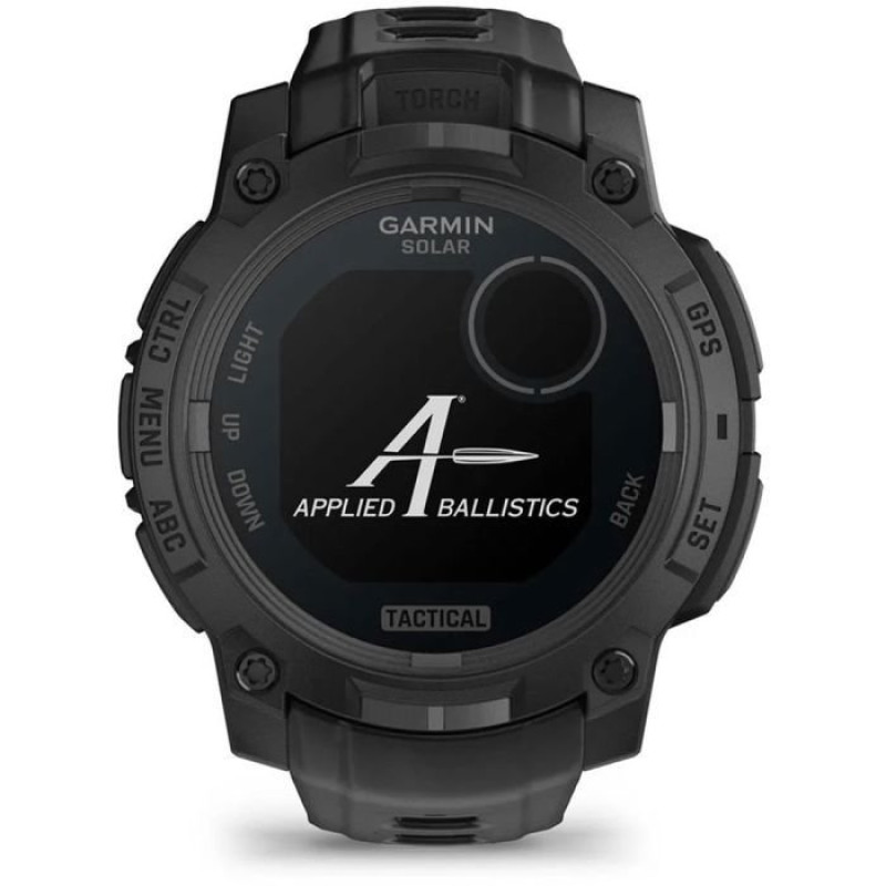 Смарт-годинник Garmin Instinct 3 45mm Solar Tactical Edition Black with Black Band (010-02934-50)