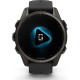 Смарт-годинник Garmin Fenix8 43mm AMOLED Sapphire CarbonGray DLC Tit.w.Black/Pebble Gray S.Band (010-02903-21)