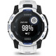 Смарт-годинник Garmin Instinct 3 45mm Solar Whitestone with Whitestone/Bolt Blue Silicone Band (010-02934-03)