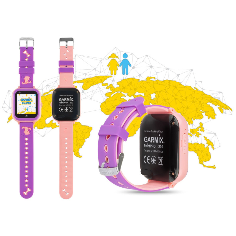Смарт-годинник GARMIX PointPRO-200 4G/GPS/WIFI/VIDEO CALL PINK (GMXPP200-P)
