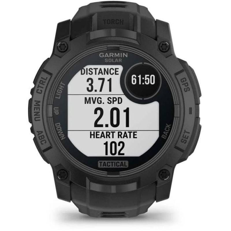 Смарт-годинник Garmin Instinct 3 Solar Tactical Edition 50 мм Black (010-02935-50)