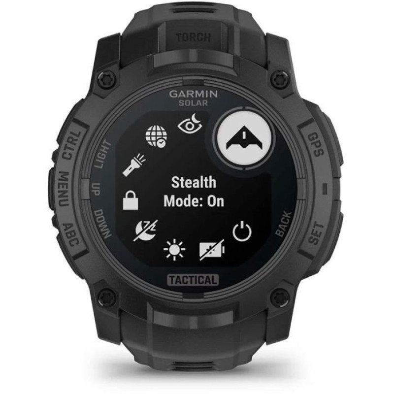 Смарт-годинник Garmin Instinct 3 Solar Tactical Edition 50 мм Black (010-02935-50)