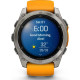 Смарт-годинник Garmin Fenix8 51mm AMOLED SapphireTitanium w.Spark Orange/Graphite Silicone Band (010-02905-11)