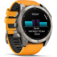 Смарт-годинник Garmin Fenix8 51mm AMOLED SapphireTitanium w.Spark Orange/Graphite Silicone Band (010-02905-11)