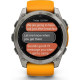 Смарт-годинник Garmin Fenix8 51mm AMOLED SapphireTitanium w.Spark Orange/Graphite Silicone Band (010-02905-11)