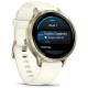 Смарт-годинник Garmin Venu 4 41mm Lunar Gold with Bone Silicone Band (010-03013-00)