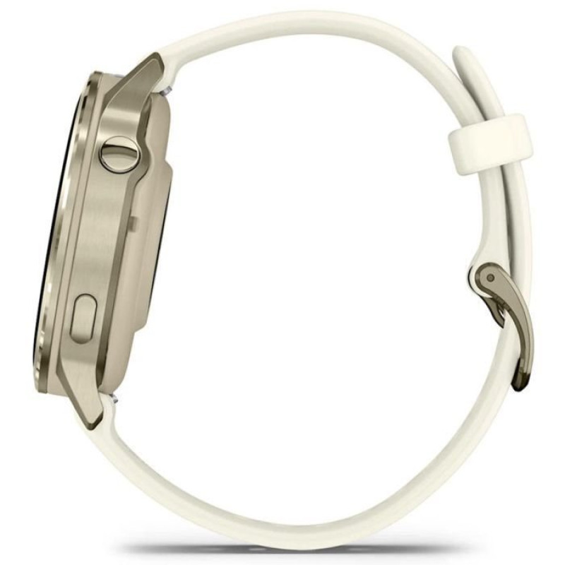 Смарт-годинник Garmin Venu 4 41mm Lunar Gold with Bone Silicone Band (010-03013-00)