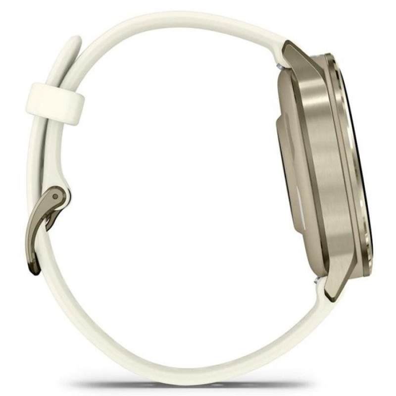 Смарт-годинник Garmin Venu 4 41mm Lunar Gold with Bone Silicone Band (010-03013-00)