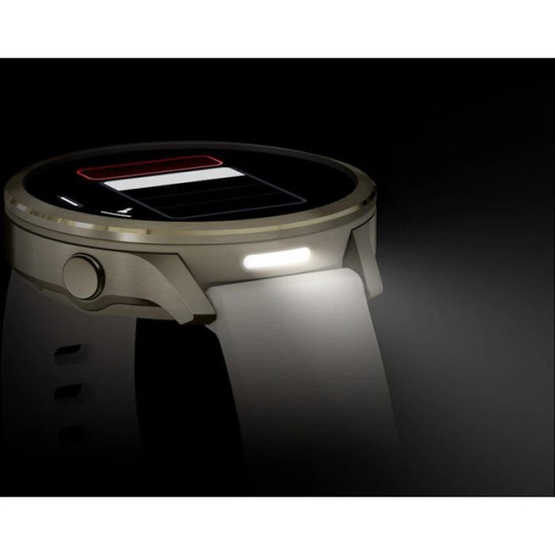 Смарт-годинник Garmin Venu 4 41mm Lunar Gold with Bone Silicone Band (010-03013-00)