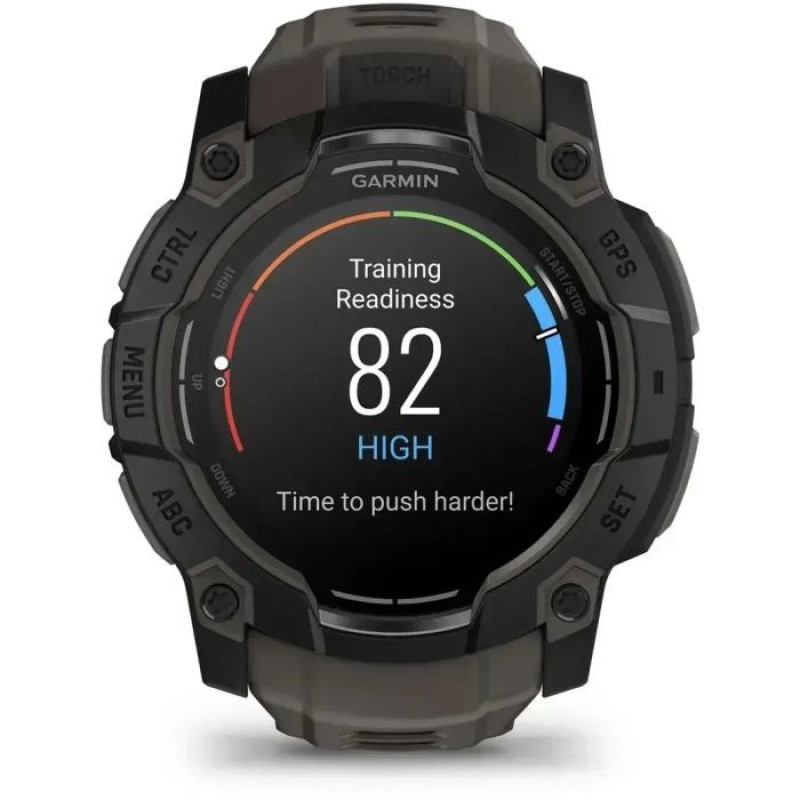Смарт-годинник Garmin Instinct 3 Tactical Edition 50 мм AMOLED Black (010-03020-50)