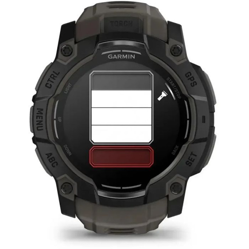 Смарт-годинник Garmin Instinct 3 Tactical Edition 50 мм AMOLED Black (010-03020-50)