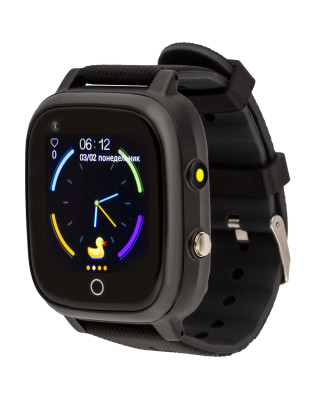 Смарт-годинник Amigo GO005 4G WIFI Kids waterproof Thermometer Black (747016)