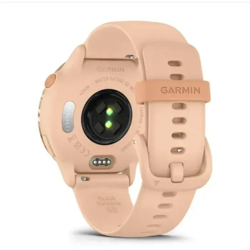 Смарт-годинник Garmin Vivoactive 6 Metallic Pink Dawn with Pink Dawn Band (010-02985-03)