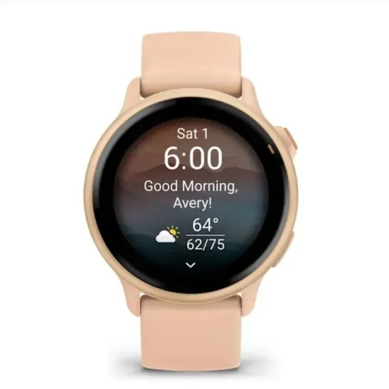 Смарт-годинник Garmin Vivoactive 6 Metallic Pink Dawn with Pink Dawn Band (010-02985-03)