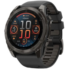 Смарт-годинник Garmin Fenix 8 51mm AMOLED Sapphire Carbon Gray DLC Titanium (010-02905-21)