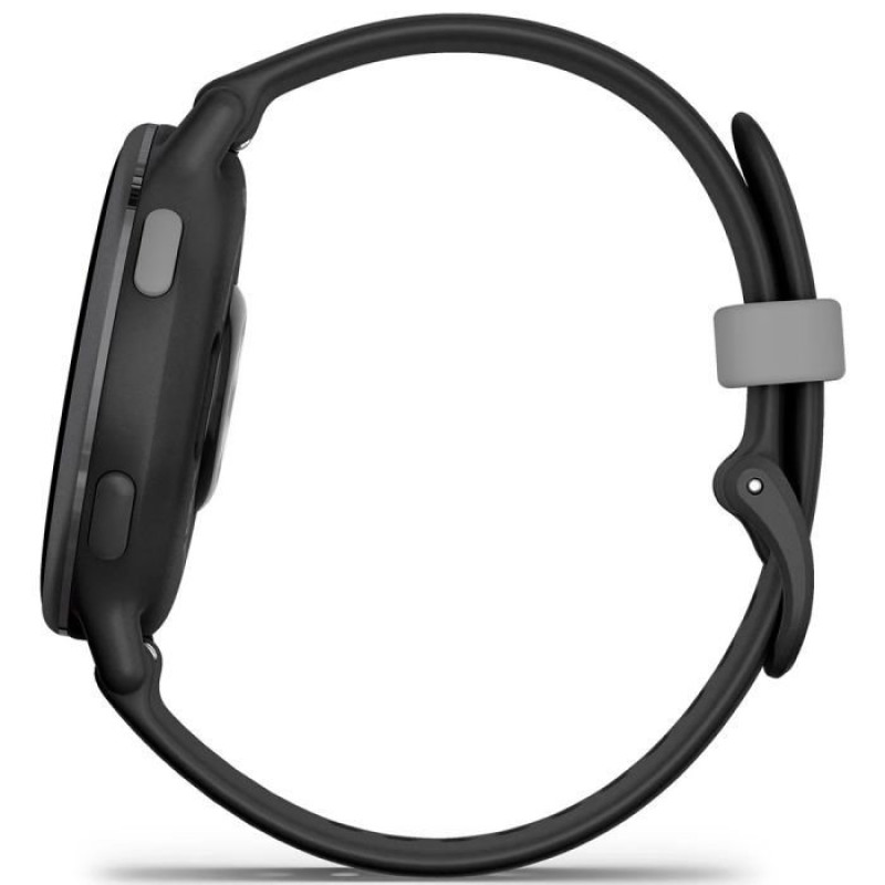 Смарт-годинник Garmin vivoactive 5 Slate Aluminum Bezel with Black Case and Silicone Band (010-02862-10)