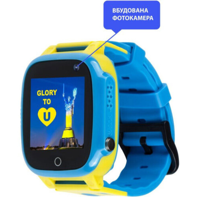 Смарт-годинник Amigo GO008 GLORY GPS WIFI Blue-Yellow (976267)