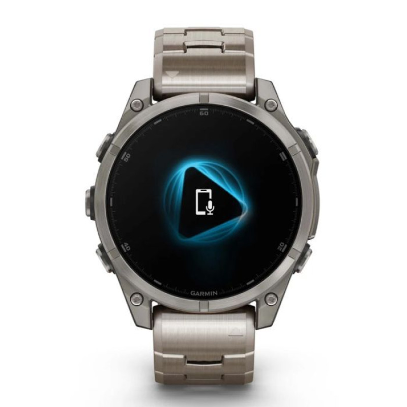 Смарт-годинник Garmin Fenix 8 47mm AMOLED Sapphire Titanium with Vented Titanium Bracelet (010-02904-40)