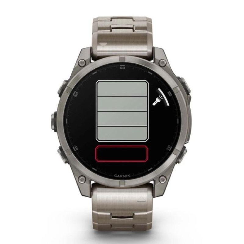 Смарт-годинник Garmin Fenix 8 47mm AMOLED Sapphire Titanium with Vented Titanium Bracelet (010-02904-40)