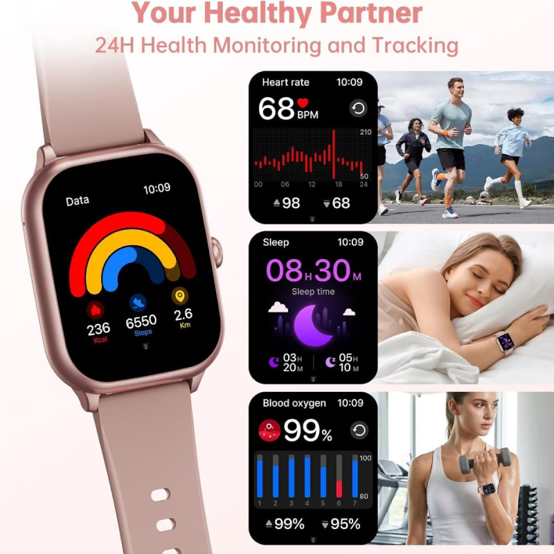 Смарт-годинник Oukitel V7 Pink