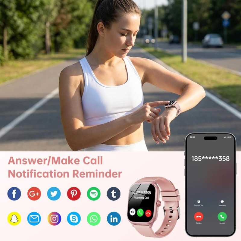 Смарт-годинник Oukitel V7 Pink