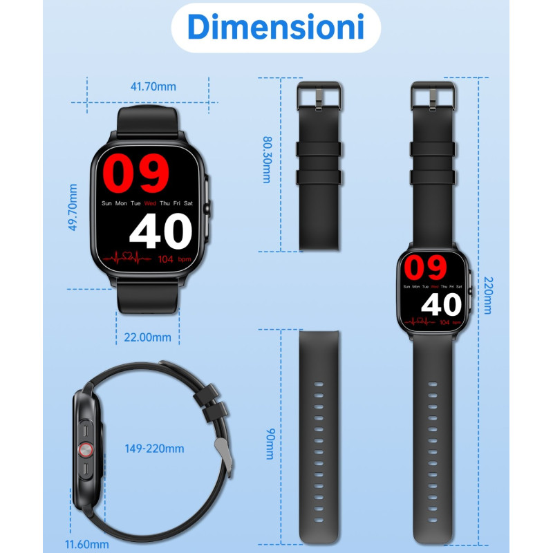 Смарт-годинник Oukitel V7 Pro Black
