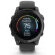 Смарт-годинник Garmin Fenix E 47mm AMOLED Slate Gray Steel with Black Silicone Band (010-03025-01)