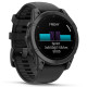 Смарт-годинник Garmin Fenix E 47mm AMOLED Slate Gray Steel with Black Silicone Band (010-03025-01)