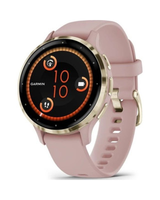 Розумний годинник Garmin Venu 3S, Dust Rose + Soft Gold, GPS (010-02785-03)