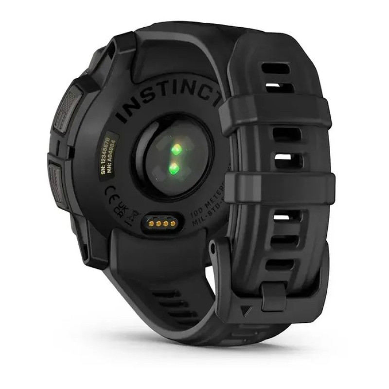 Смарт-годинник Garmin Instinct 3 45mm AMOLED Black with Black Band (010-02936-00)