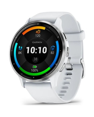 Смарт-годинник Garmin Venu 3, Whitestone + Passivated, GPS (010-02784-00)