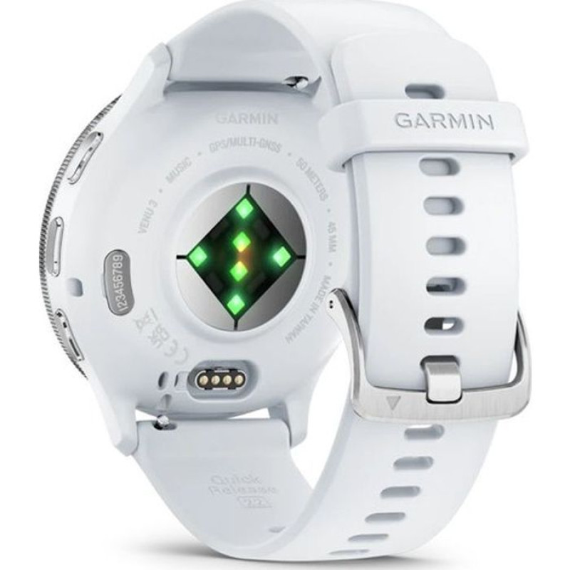 Смарт-годинник Garmin Venu 3, Whitestone + Passivated, GPS (010-02784-00)