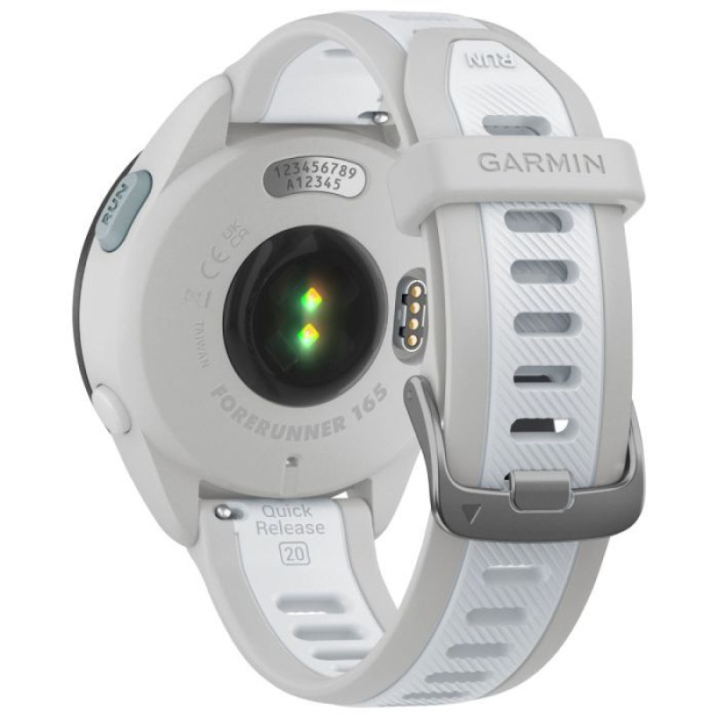Смарт-годинник Garmin Forerunner 165 Mist Gray/Whitestone (010-02863-21)
